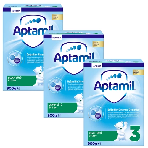 Aptamil 3 Bebek Maması 9-12 Ay 900 Gram 3 Adet