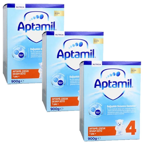 Aptamil 4 Bebek Maması 1 Yaş 900 Gram 3 Adet
