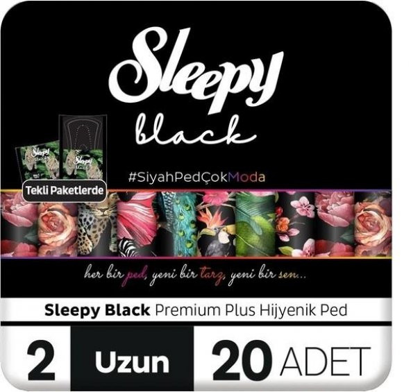 Sleepy Black Ped Uzun 20 Li