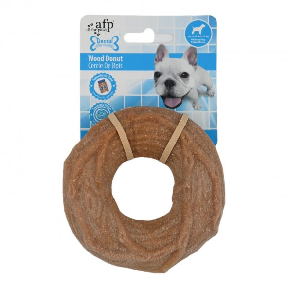 Dental Chews - Ahşap Donut - Yer Fıstığı Ezmesi Aromalı