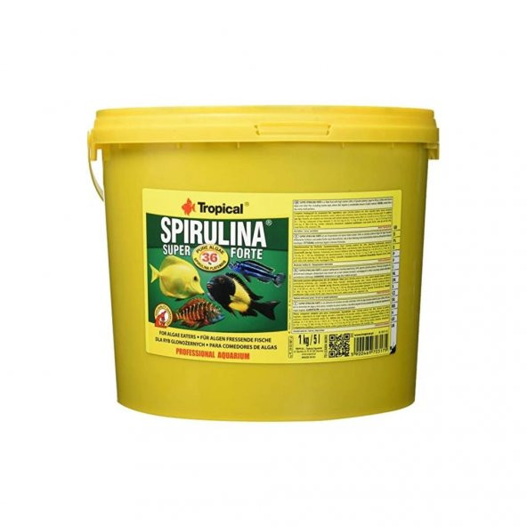 Tropical Spirulina Super Forte Flakes 50 gr Poşet Pul Yem
