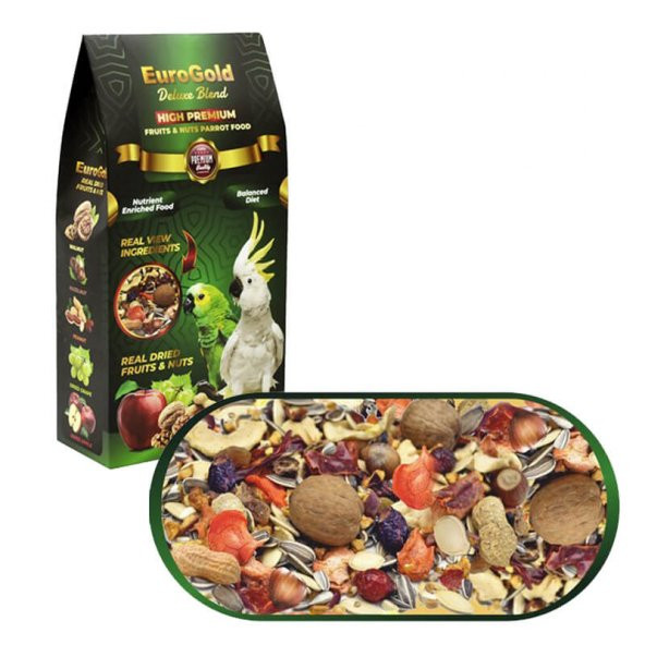 EuroGold Deluxe Papağan Fruits&Nuts 650 Gr Skt: 01/2027 - 2