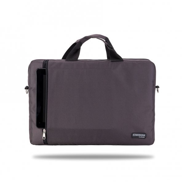 Classone WTX204 WTXpro Serisi Su Geçirmez 15.6 inch Laptop  Notebook El Çantası Gri - 6