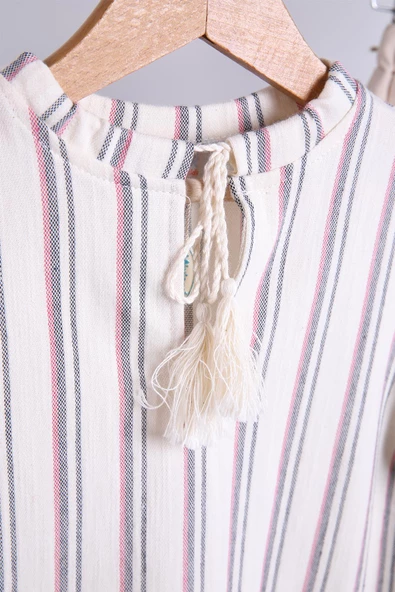 Babyhola Keten Gömlek Pantolon Kız Erkek Çocuk Takım 1751 - 10