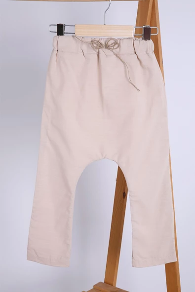 Babyhola Keten Gömlek Pantolon Kız Erkek Çocuk Takım 1751 - 11