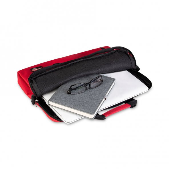 Classone WTX202 WTXpro Serisi Su Geçirmez 15.6 inch Laptop  Notebook El Çantası Kırmızı - 3
