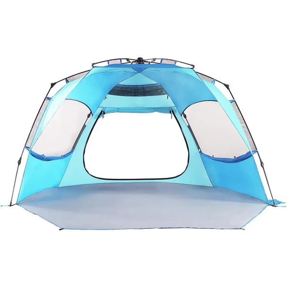 QuickUP Otomatik Plaj Çadırı-MAVİ - Resim 9