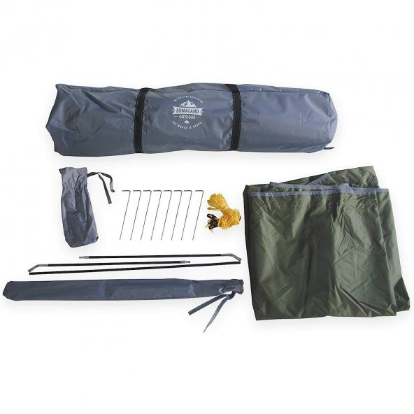 Where Tomorrow Fenstern Otomatik Çadır-YEŞİL - Resim 5