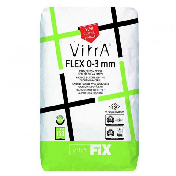 VitrA Vitrafix Flex 0-3 mm Beyaz Kil Bej 5 kg F24303405