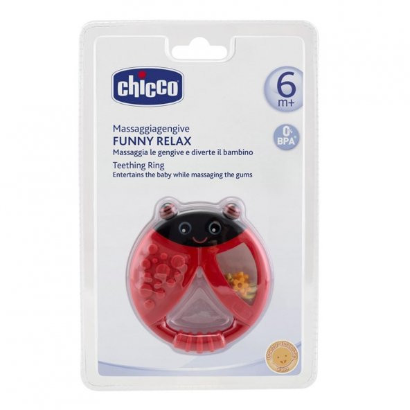 Chicco Funny Relax Diş Kaşıyıcı - Uğur Böceği 8003670747192