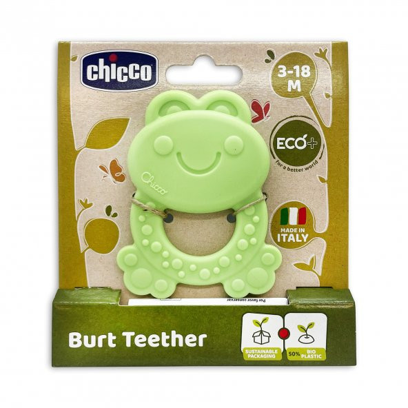 Chicco Burt Diş Kaşıyıcı 3-18 Ay - Yeşil 8698863492494