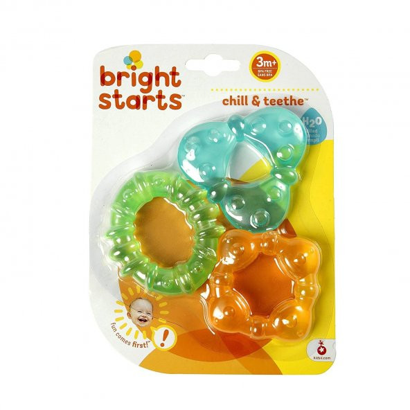 Bright Starts Üçlü Yüzük Sulu Dişlik 074451081956