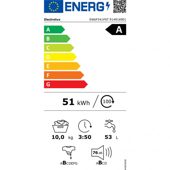 Electrolux EW6F341PST A Enerji Sınıfı 10KG 1400 Devir Çamaşır Makinesi Beyaz - 4