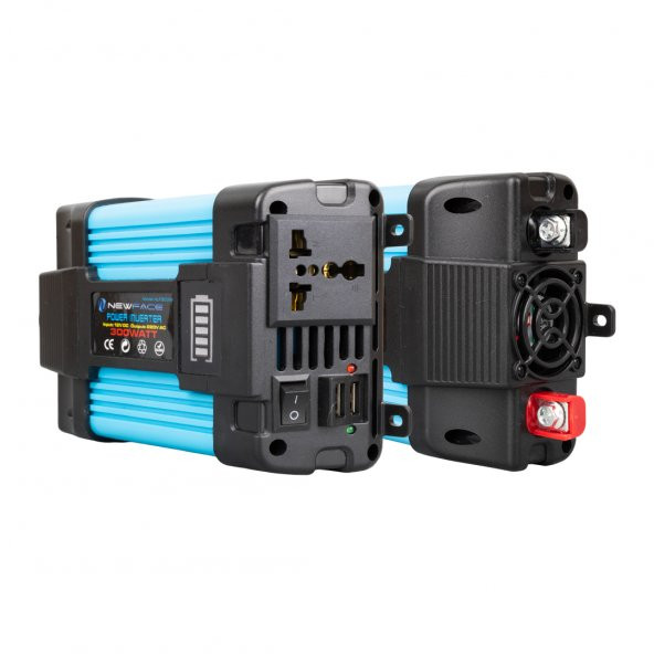 NEWFACE XLF300W 12 VOLT 300 WATT MODIFIED SINUS POWER INVERTER - 2
