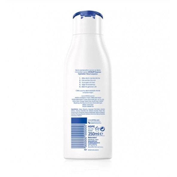 Nivea Express Hydration Vücut Losyonu 250 ML - 2