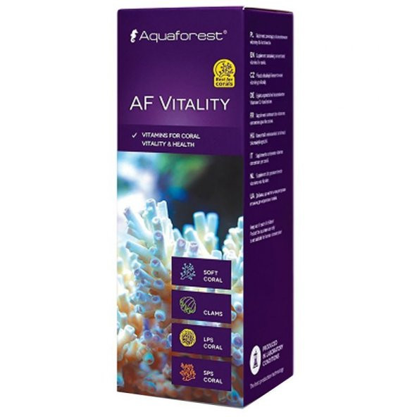 Aquaforest AF Vitality Deniz Akvaryumu Mercan Katkısı 10 ml