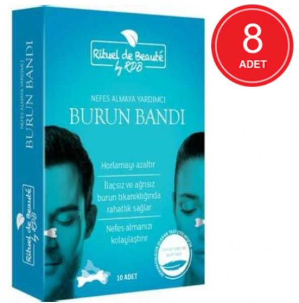 Rituel De Beaute Nefes Almaya Yardımcı Burun Bandı 10lu x 8 Paket