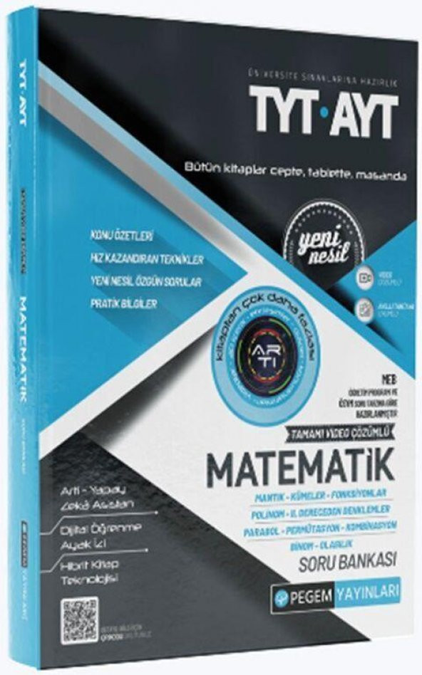 TYT AYT Matematik Mantık Kümeler Fonksiyonlar Soru Bankası Pegem Yayınları