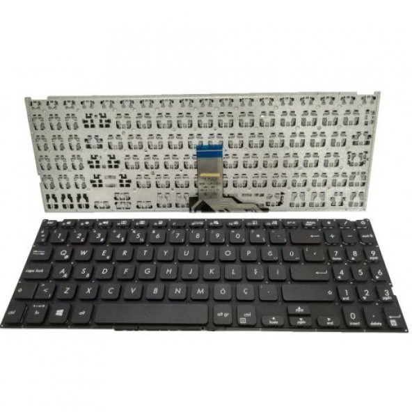 Asus VivoBook D515Da-Br1142T, D515Da-Br125 Klavyesi (Siyah TR)