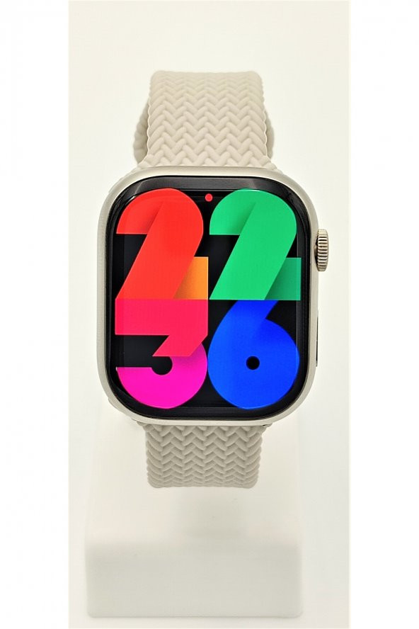 Hk9pro Akıllı Saat Süper Amoled New 2023 (ÇİFT KORDON SİYAH&BEYAZ) - 4