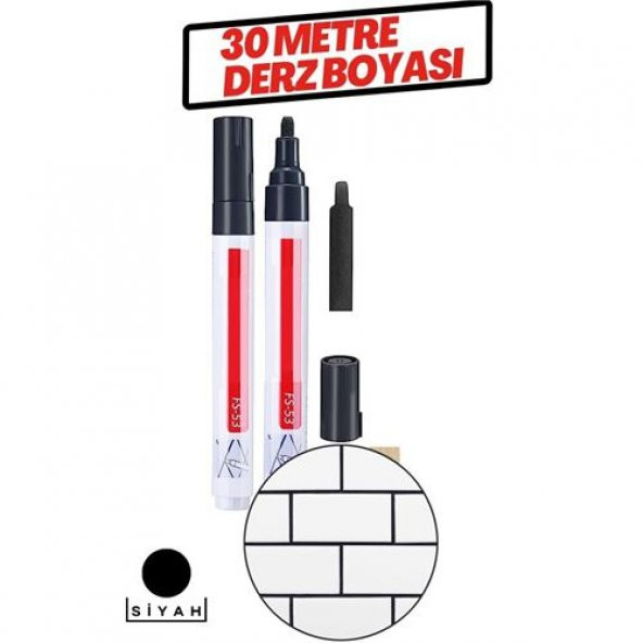 Transformacion Derz Arası 30 Metre Boyama Rötüş Kalemi SİYAH718600