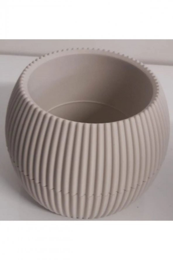 TOPTANBULURUM Mercan Saksı 2 Numara 0,35 Litre Su Hazneli Dekoratif Kaktüs Sukulent Saksı 11,8x9,2 cm - 2