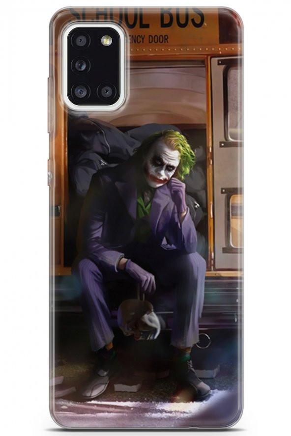 Samsung Galaxy A31 Uyumlu Kılıf Supers 05 Joker Poster Koruma Kılıfı Mor