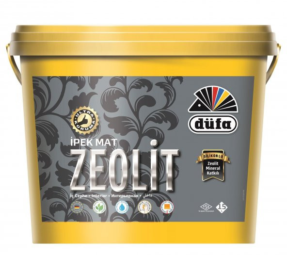 Düfa Zeolit İpek Mat İç Cephe Duvar Boyası 15 Litre / Kum Beji
