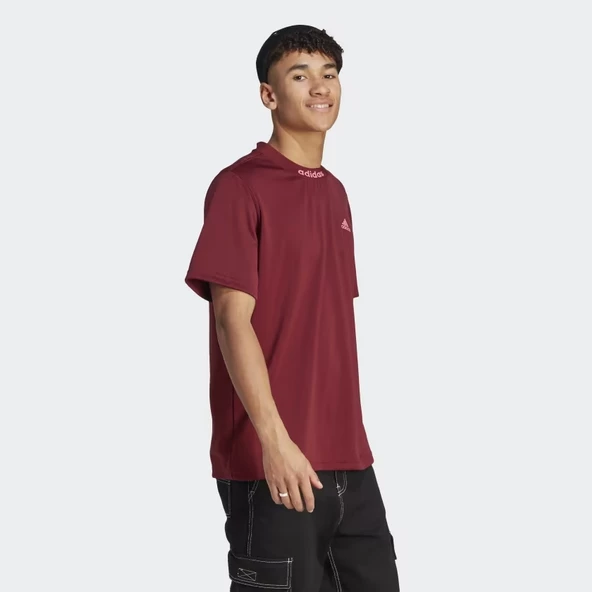 Adidas IJ6461 Bl Mesh T Q3 Erkek T-Shirt - Resim 3