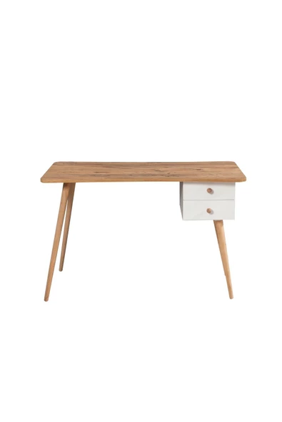 ZEYTUN Ceviz Beyaz Çalışma Masası - 3