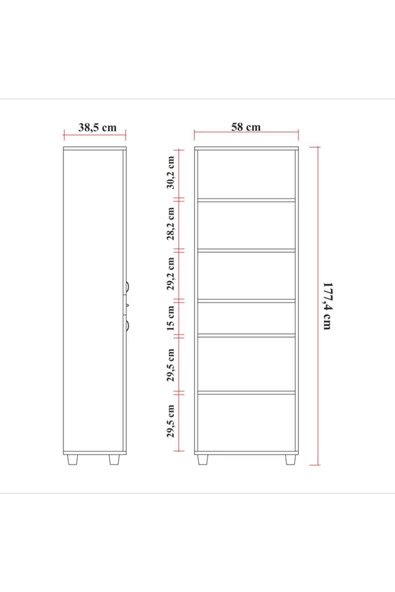 ZEYTUN Çok Amaçlı Mutfak Dolabı - 6
