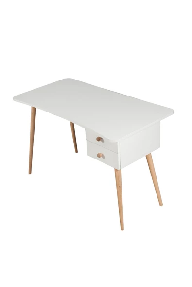 ZEYTUN Beyaz 2 Çekmeceli Çalışma Masası - 8