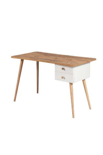 ZEYTUN Ceviz Beyaz Çalışma Masası - 7