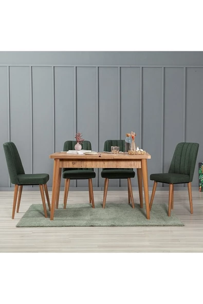 ZEYTUN Milano Medium Mutfak Masa Takımı Atlantik Yeşil - 2