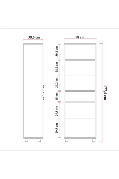 ZEYTUN Çok Amaçlı Mutfak Dolabı - 5