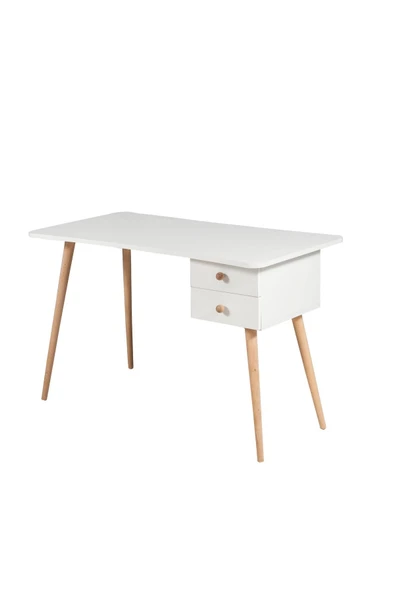 ZEYTUN Beyaz 2 Çekmeceli Çalışma Masası - 7