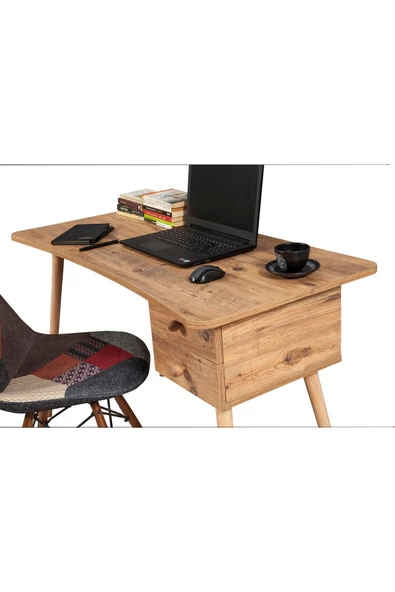 ZEYTUN Ceviz 2 Çekmeceli Çalışma Masası - 6