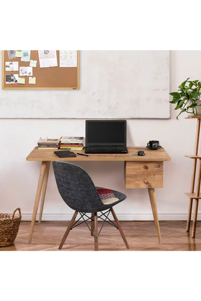 ZEYTUN Ceviz 2 Çekmeceli Çalışma Masası - 2