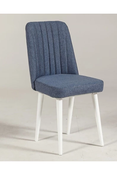 ZEYTUN Palermo Benchli Yemek Masası Takımı Beyaz Lacivert - 7