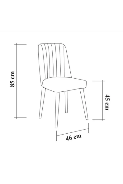 ZEYTUN Milano Medium Mutfak Masa Takımı Atlantik Lacivert - 8