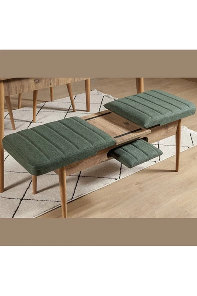 ZEYTUN Roma Large Mutfak Masa Takımı Atlantik Yeşil - 2