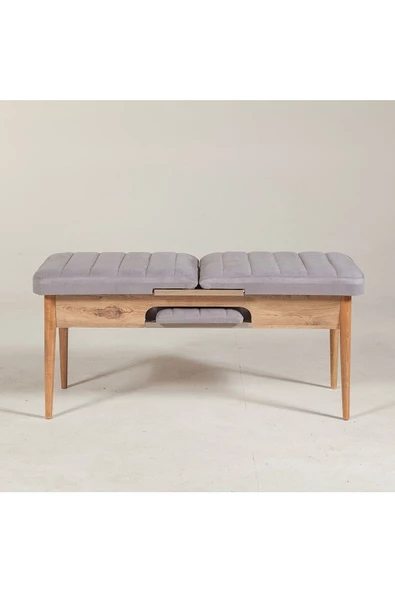 ZEYTUN Ahşap Açılır Bench Atlantik Soho Gri - 3