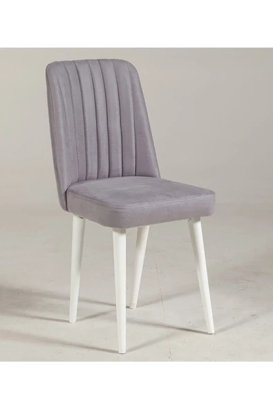 ZEYTUN Palermo Benchli Yemek Masası Takımı Beyaz Soho Gri - 7