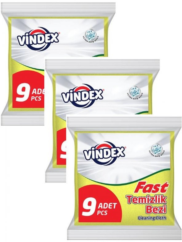 VİNDEX FAST BEZ 9LU 1010125 3-lü-