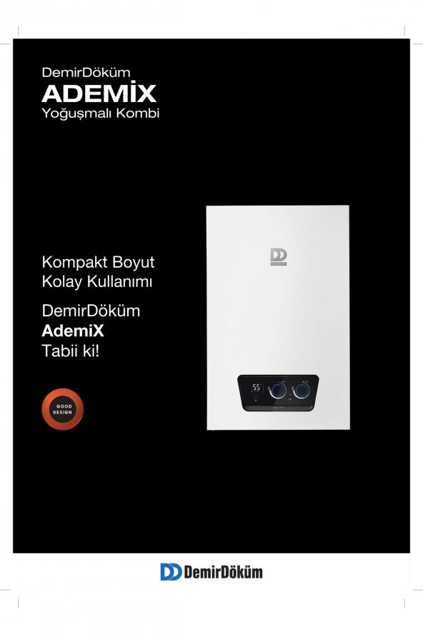 Demirdöküm Ademix P18/24 kw Premix Tam Yoğuşmalı Kombi - 2
