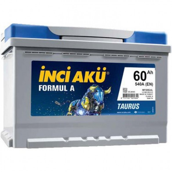 12V60AH İNCİ AKÜ 540 EN