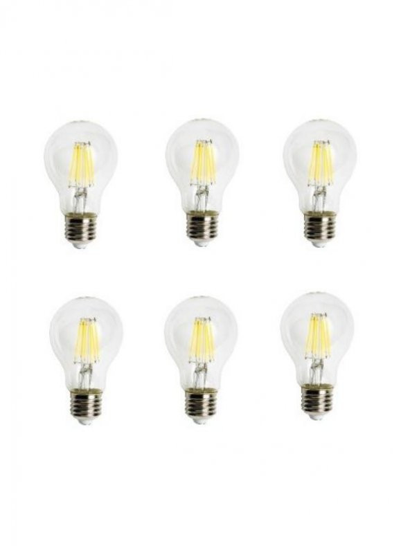 CATA 8W LED EDİSON AMPUL (GÜNIŞIĞI) CT-4217G -6LI-