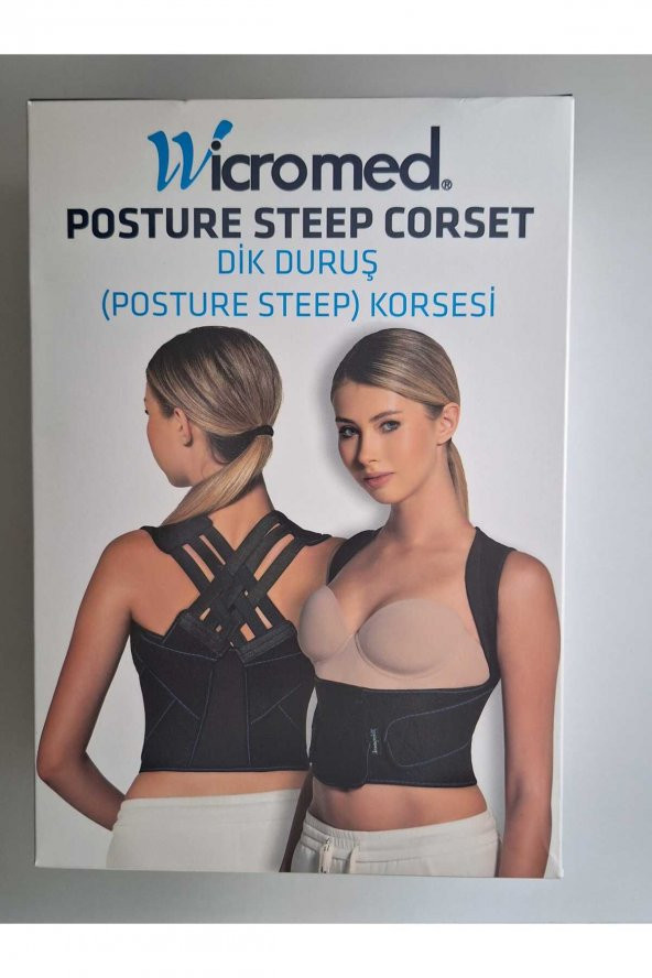 Korse Dik Duruş Posture-steep Neopren Delikli Siyah Standart 1