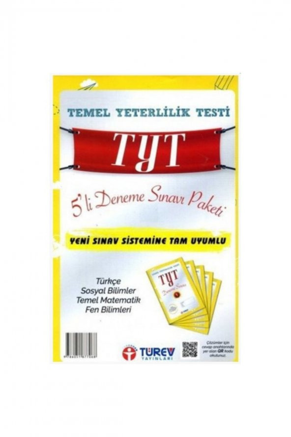 Türev Yayınları TYT 5 li Deneme