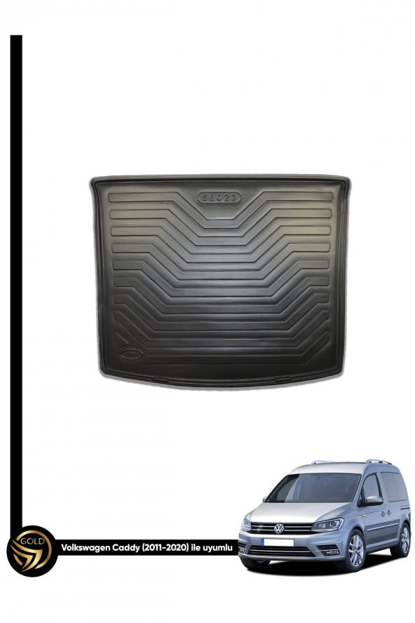 Gold Oto Aksesuar Volkswagen Caddy 2011-2020 Kauçuk Galaxy Model Bagaj Havuzu